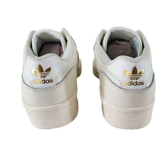 Adidas Rivalry Low Animal Print Stripes Shoes Women 10.5 Ivory White FY9203 READ - Picture 11 of 16